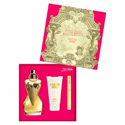 Coffret Jean Paul Gaultier Kit - Perfume Divine + Creme Corporal + Travel Size