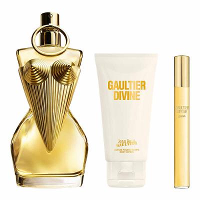 Coffret Jean Paul Gaultier Kit - Perfume Divine + Creme Corporal + Travel Size