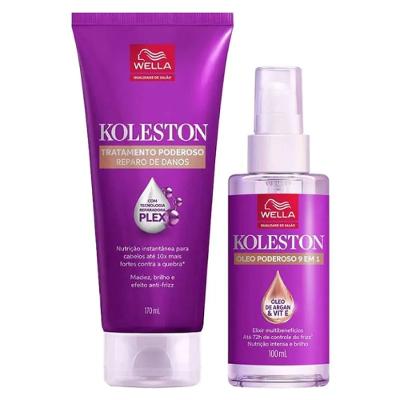 Koleston Poderoso Kit - Tratamento + Óleo Capilar