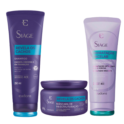 Eudora Siàge Hidratação Micelar Kit - Shampoo + Condicionador + Máscara