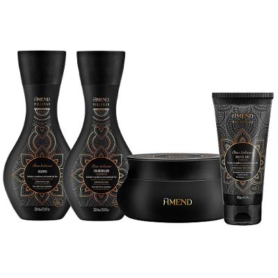 Amend Millenar Óleos Indianos Kit - Shampoo + Condicionador + Máscara + Balm