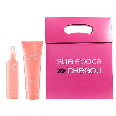 La Vida Ciclo Cosméticos Kit - Body Splash + Loção Hidratante + Sacola Presenteável