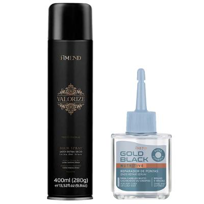 Amend Kit - Reparador de Pontas + Spray Fixação