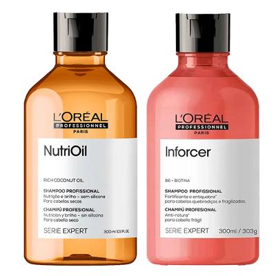 L’Oréal Professionnel Kit – Shampoo NutriOil + Shampoo Inforcer