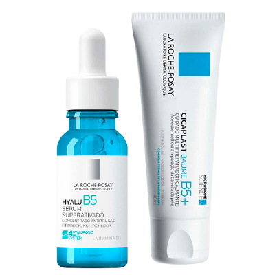 Kit La Roche-Posay - Sérum Hyalu B5 + Cicaplast Baume B5+ Reparador