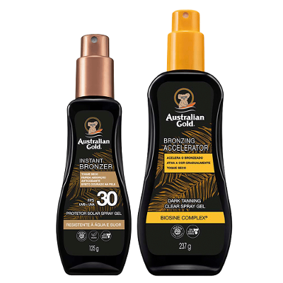Kit Bronzeado Perfeito Australian Gold - Protetor FPS 30 + Acelerador