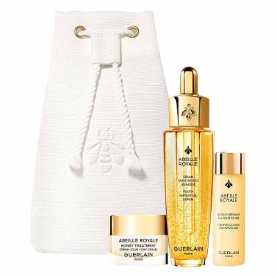 Kit Guerlain Abeille Royale - Creme Dia + Sérum Óleo + Loção Fortificante