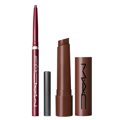 Kit Duo Glossy M.A.C: Lapiseira Lipglazer + Squirt Plumping Stick
