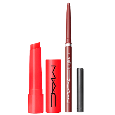 Kit M.A.C Volume: Lapiseira Lipglazer + Gloss Squirt Plumping