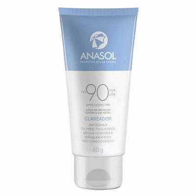 Protetor Solar Facial Anasol Clareador FPS90