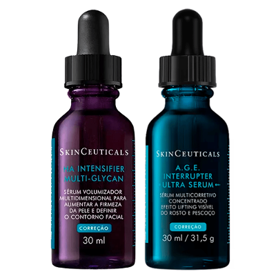 Kit SkinCeuticals Firmeza - A.G.E. Interrupter + H.A. Intensifier