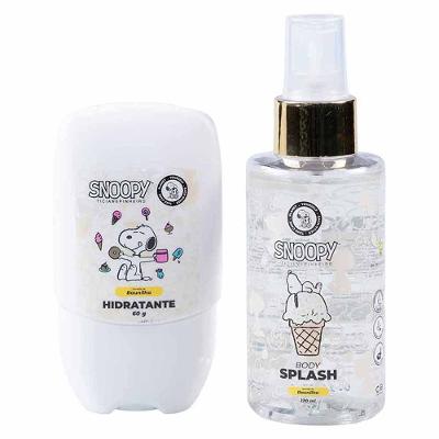 Kit Cia Beauty Snoopy - Body Splash + Creme para Mãos e Corpo