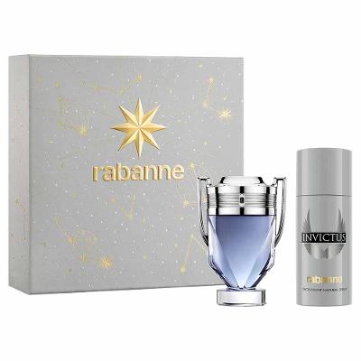 Kit Coffret Invictus - Perfume Rabanne Masculino Eau de Toilette + Desodorante