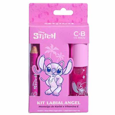 Kit Labial Cia Beauty Stitch Angel- Lápis Labial + Gloss