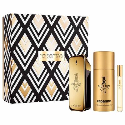 Kit Coffret 1 Million - Perfume Rabanne Masculino Eau de Toilette + Desodorante + Travel Size