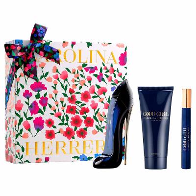 Kit Coffret Carolina Herrera Good Girl - Perfume Feminino EDP + Creme Corporal + Travel Size