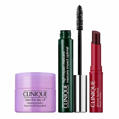 Kit Clinique Mais Amados de Maquiagem - Máscara de Cílios + Batom + Demaquilante