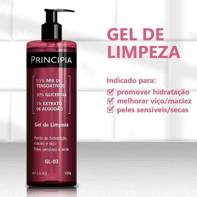 Gel de Limpeza Facial Hidratante Principia Skincare GL-03