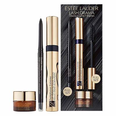 Kit Lash Drama Olhos Estée Lauder - Gel-Creme + Lápis de Olhos + Máscara de Cílios