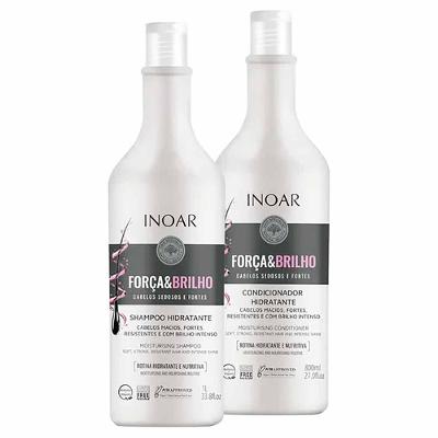 Kit Inoar Força E Brilho - Shampoo + Condicionador