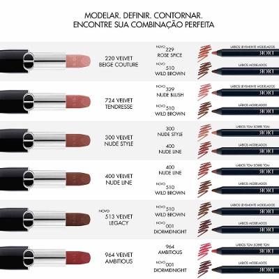 Lápis para contorno Labial Dior - Rouge Dior Contour