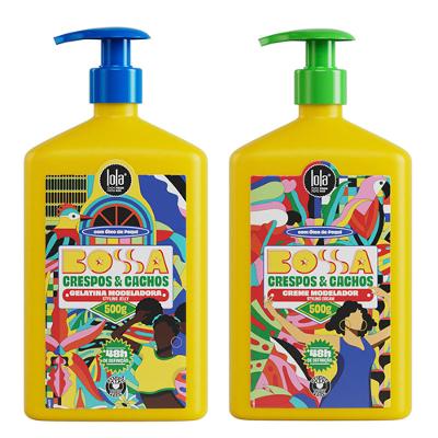 Kit Lola From Rio Bossa Crespa e Cacheadas Modelador Creme + Gelatina Modeladora