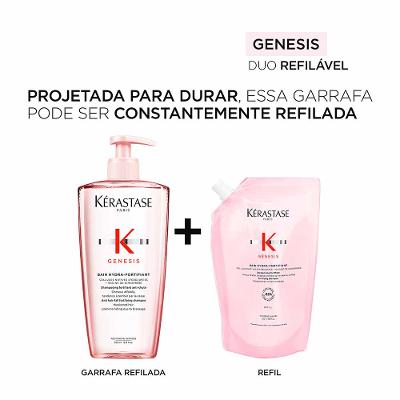 Refil Shampoo Genesis Kérastase Bain Hydra-Fortifiant