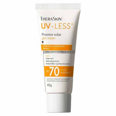 Protetor Solar Facial Gel CremeTheraSkin UV-Less FPS70 40g