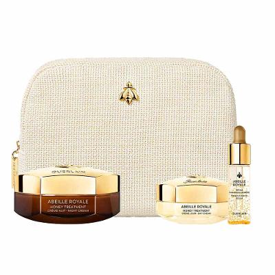 Kit Guerlain Abeille Royale Honey Treatment Noite - Creme Noite + Sérum Rejuvenescedor + Creme Dia