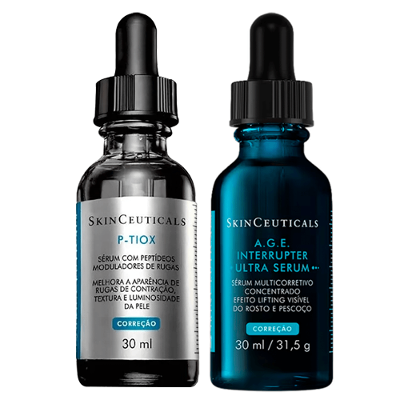 Kit SkinCeuticals Antienvelhecimento - P-Tiox + A.G.E. Interrupter