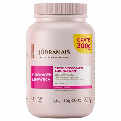 Creme de Massagem Hidramais Drenagem Linfática