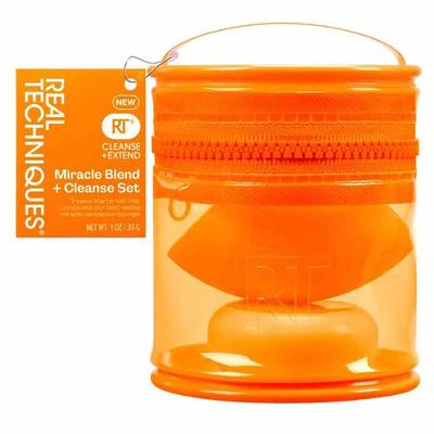 Kit de Esponja e Limpeza Real Techniques Miracle Blend + Limpeza