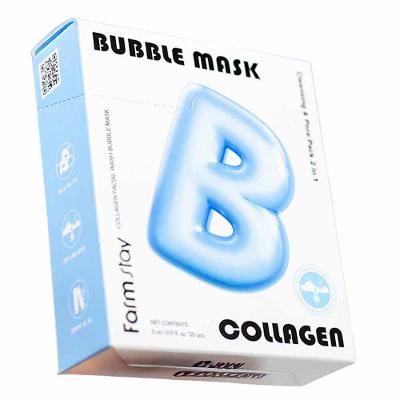 Máscara de Limpeza Facial Farmstay Collagen Facial Wash Bubble Mask