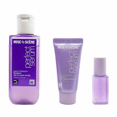 Mini Trio Magic Straight Mise en Scene Kit Shampoo + Máscara de Tratamento + Serum
