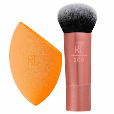 Kit de Maquiagem Real Techniques Mini Travel Duo - Pincel + Esponja