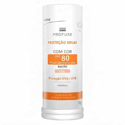 Proteção Solar em Bastão com Cor Profuse FPS 80