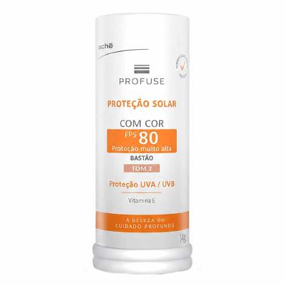 Proteção Solar em Bastão com Cor Profuse FPS 80