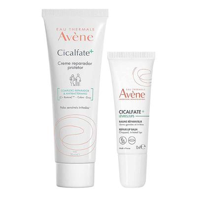 Avène Cicalfate Kit - Creme Reparador Facial + Bálsamo Reparador Labial