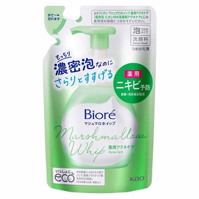 Refil Espuma de Limpeza Facial Biore Marshmallow Whip Acne Care