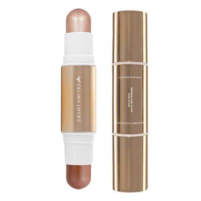 Contorno e Iluminador Celina Locks Beauty - Bronze and Glow Duo Stick