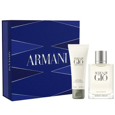 Kit Coffret Acqua Di Gio Giorgio Armani - Perfume Eau de Toilette + Shower Gel