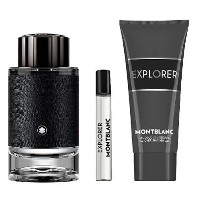 Kit Montblanc Coffret Explorer - Perfume Eau de Parfum + Miniatura + Gel de Banho