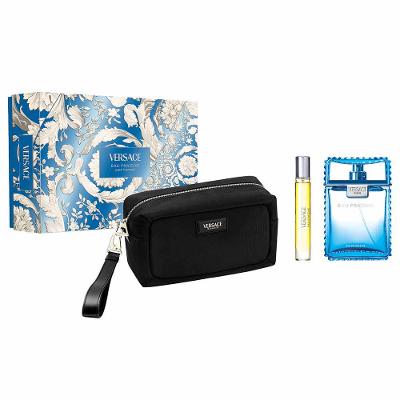 Kit Coffret Eau Fraiche Versace - Perfume Eau de Toilette + Travel Size + Necessaire