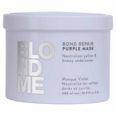 Máscara Capilar Schwarzkopf Blondme BondR Roxa