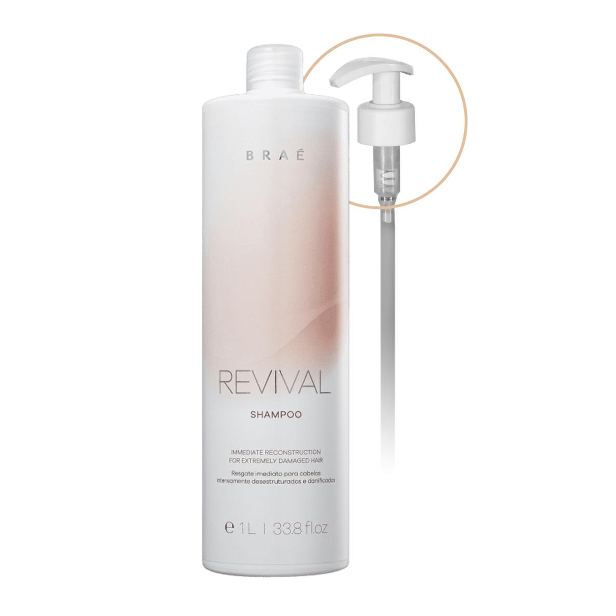 Revival Shampoo Reconstrutor para Cabeos Danificados 1L - 1