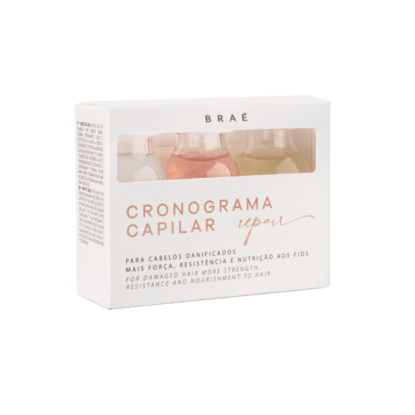 BRAÉ Cronograma Capilar Repair Kit 3 Ampolas - 1