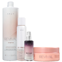 BRAÉ Revival Shampoo 1L Mascara 200g Beauty Sleep 100ml e So Fresh 150ml - 1