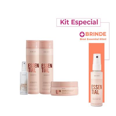 Kit Braé Essential Máscara Volume Especial (4 produtos)
