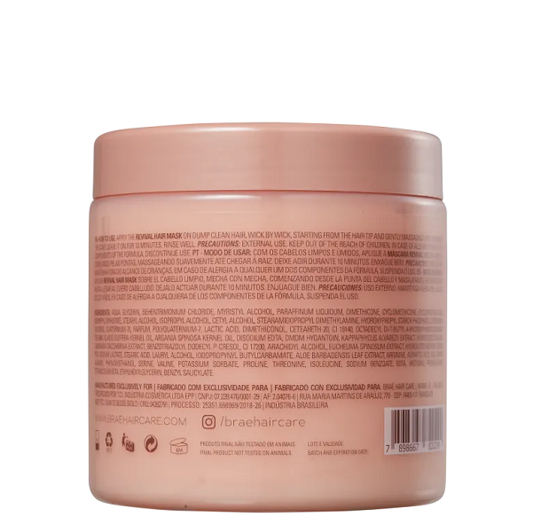 BRAÉ Revival Máscara de Reconstrução 500g - 2