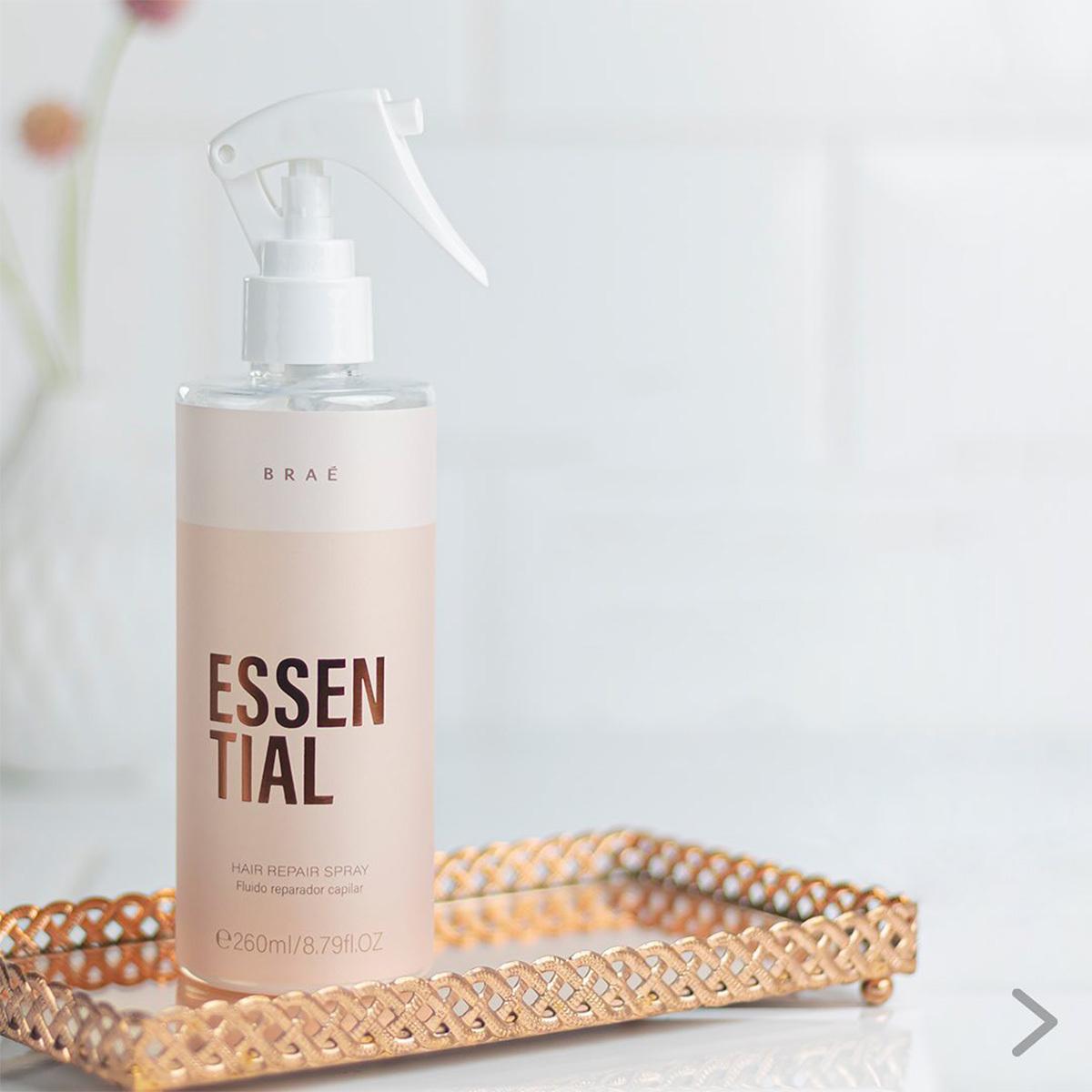 Kit Braé Essential Shampoo Condicionador Hair Spray Máscara e Divine Plume Sérum Capilar (5 produtos) - 3